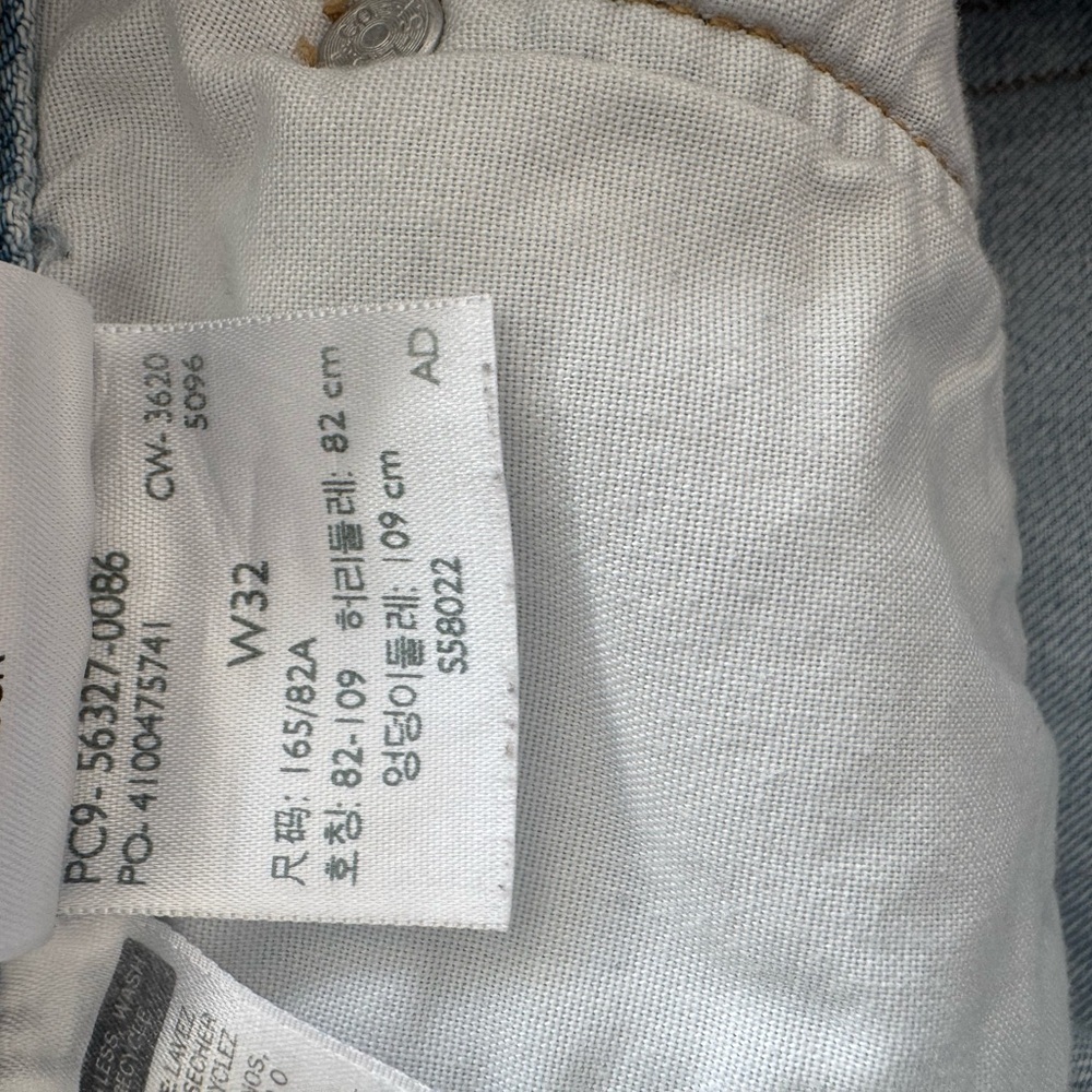 Levi's Distressed 501 Button Fly Light Blue Denim Cutoff Shorts Boho Summer - Picture 7 of 9